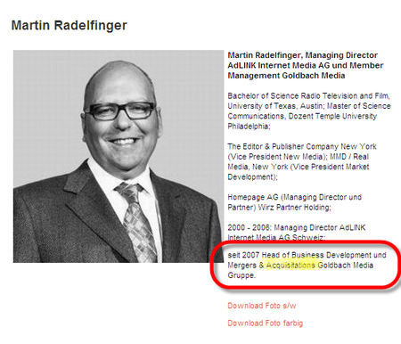 AdLink Martin Radelfinger Acquisitations 2007-09-19